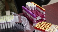Soldiers participate in Blood Prescreening at Camp Buehring