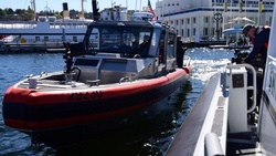 Coast Guard, Partner Agencies Demonstrate Cold Water Safety Rescue on Lake Union, Washington