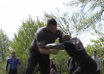U.S. Soldiers Participate in Bulgarian Strong Man Competition