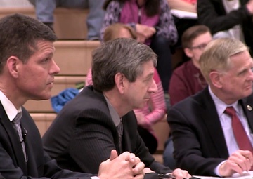 Assistant Air Force Secretary John Henderson visits Wurtsmith