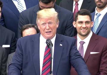 President Trump Welcomes the 2018 World Series Champions The Boston Red Sox to the White House