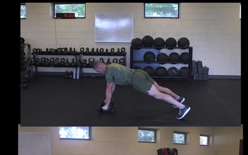 Dumbbell Pushup With Row