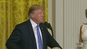 Trump Delivers Remarks at Military Mother Celebration