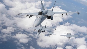VFA 136 Formation Flight