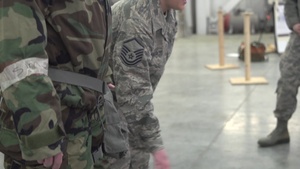 Army North and CBRN-E trains on MOPP for catastrophe scenarios