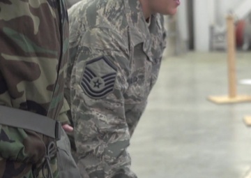 Army North and CBRN-E trains on MOPP for catastrophe scenarios