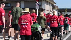 MCAS Iwakuni residents walk in memoriam of fallen Marines, Sailors (B-Roll)