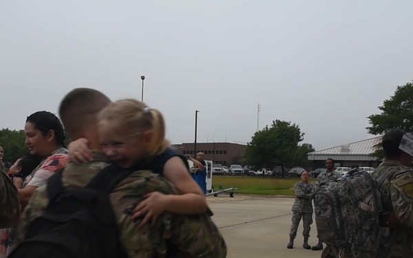 The 55th Fighter Squadron returns from deployment