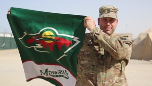 Sgt. 1st Class Allord Shouts out to the MN Wild