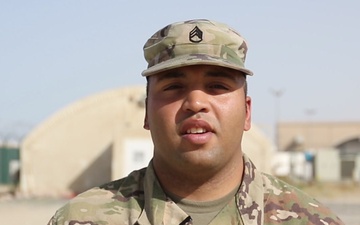 Staff Sgt. Lee Shouts out to the Minnesota Lynx