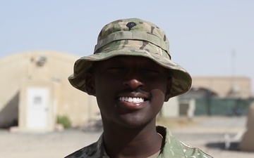 Spc. Johnson gives a Shoutout to the MN Lynx