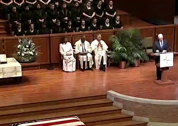 Vice President Pence Delivers a Eulogy at the Memorial Service for Senator Richard Lugar