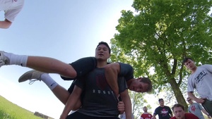 IU Rugby Builds Camaraderie at Camp Atterbury