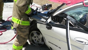 Training Army Firefighters Vehicle Extrication Techniques