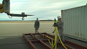 U.S. Airmen and Marines Practice Agile Combat Employment Capabilities