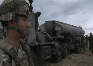Canadian and U.S. Soldiers Conduct Refuel Mission