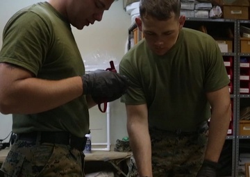 31st MEU Marines conduct battlefield forensic process training