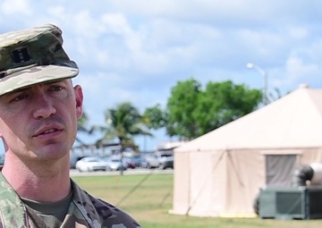 U.S Army Capt. Eric Nabinger interview during Blue Flag 19-1