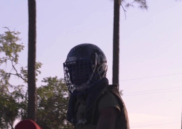 Echo Company Pugil Stick bouts