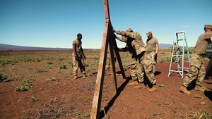 Marines and Soldiers Clean up PTA