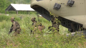 173rd IBCT (A) AGMV Air Assault Exercise in Slunj, Croatia - B-roll 2