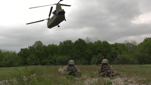 173rd IBCT (A) AGMV air assault exercise in Slunj, Croatia - B-roll 1