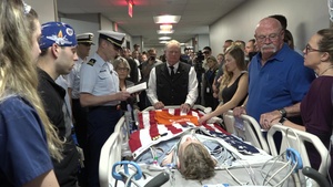 Honor Walk: Coast Guard Honors Coast Guard Commander Molly Waters Who Donated Her Organs