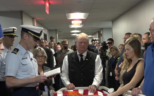 Honor Walk: Coast Guard Honors Coast Guard Commander Molly Waters Who Donated Her Organs