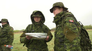B Roll of 654th Land Navigation Training