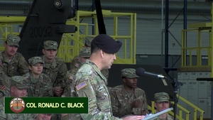 601st Aviation Support Battalion Change of Command