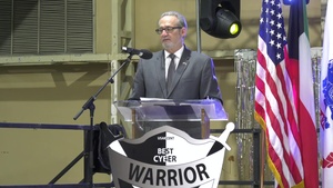 U.S. Ambassador to Kuwait Speaks at Best Cyber Warrior Competition on Camp Arifjan