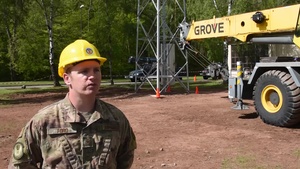 1st Construction Maintenance Squadron Training Tower Ready for Training