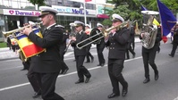 U.S. Army Soldiers March in Romanian Parade