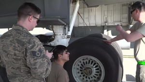 168 AMXS Work on Beale AFB, AFRC KC-135 Stratotanker