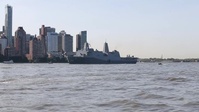 Fleet Week New York 2019 Parade of Ships b-roll