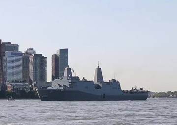 Fleet Week New York 2019 Parade of Ships b-roll