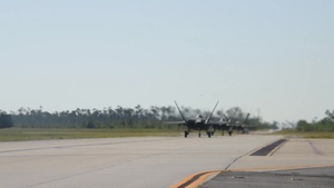 494TH Fighter Squadron Checkered Flag 19-1 taxi and take-off  BROLL
