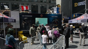 Navy Recruiters Visit Times Square and Pier 88