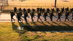Always Faithful; MAG-12 Marines conduct conditioning hike
