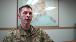 Exercise Division Deputy Chief Lieutenant Colonel Ty Bridge Answers Questions on Northern Edge
