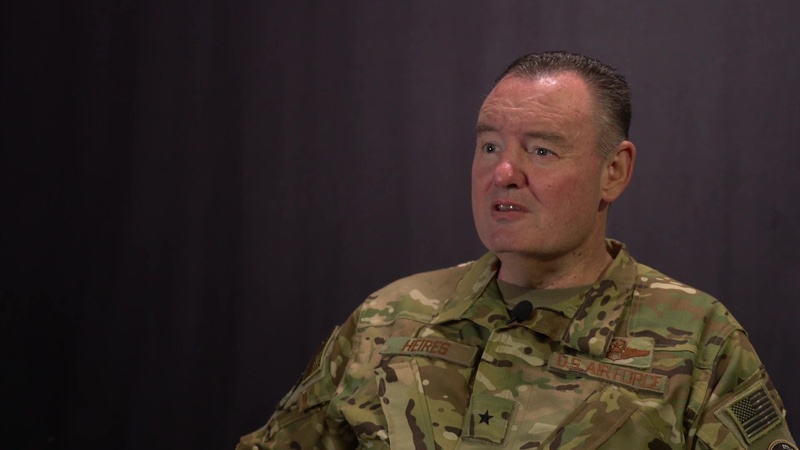 Brigadier General Daniel Heires Speaks on Northern Edge 19