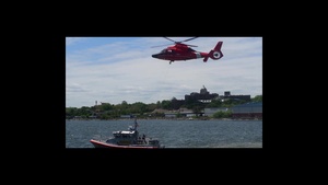 Coast Guard demonstrates Airborne rescue at Fleet Week 2019