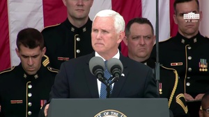 Vice President Pence Participates in the Arlington National Cemetery Memorial Day Ceremony