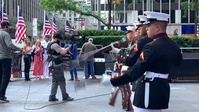 Marine Corps Battle Colors Detachment performance at Fox & Friends Morning Show B-Roll