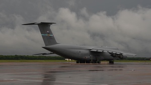 C-5M Super Galaxy Takes Off from Barksdale