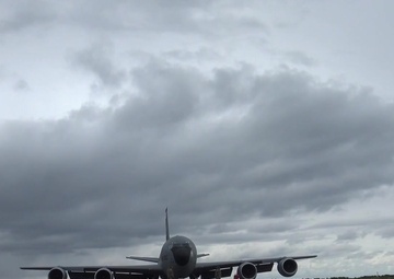 Arctic Challenge 2019 KC-135s Fly in Formation/ Land/ Taxi