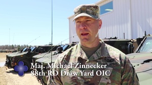 Fort McCoy Draw Yard receives latest Army tactical vehicle for deployment in Army Reserve