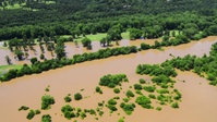Arkansas's Adjutant General Escorts State Leadership Over Flooded Areas
