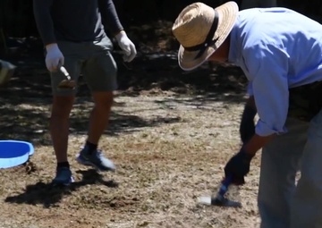 Iwakuni Sailors, Marines volunteer to help farm (B-Roll)