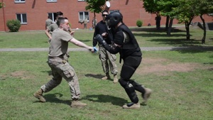 Pepper Spray and Taser Familarization Training with the 92d MP Co